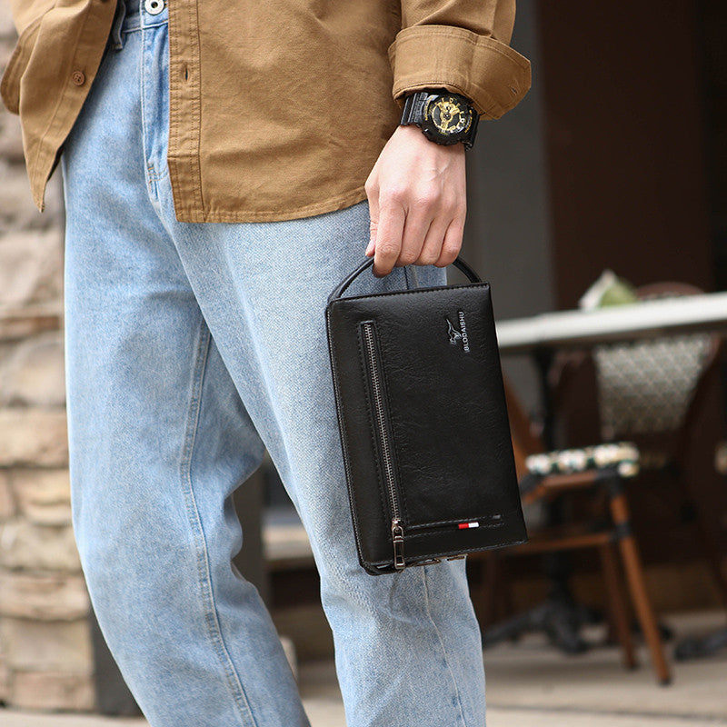 Sac à Main en cuir Pratique pour Hommes