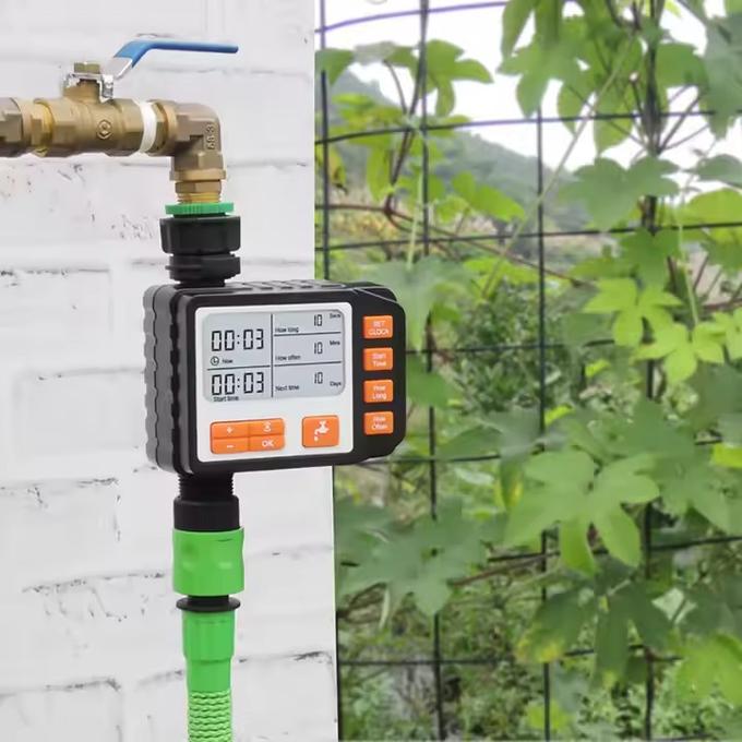 Minuteur d'arrosage intelligent automatique étanche avec grand écran