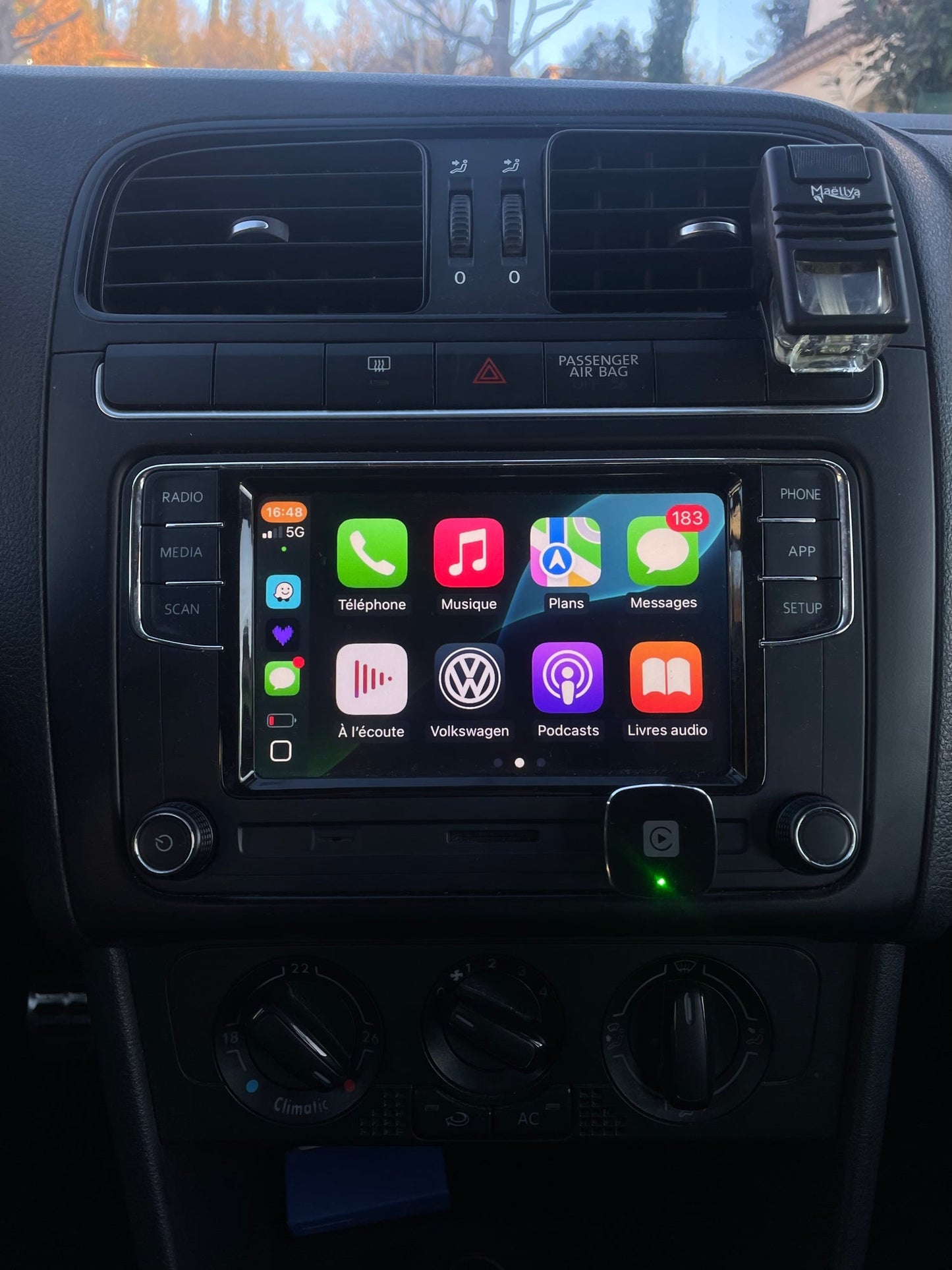 Adaptateur CarPlay et Android Auto sans fil