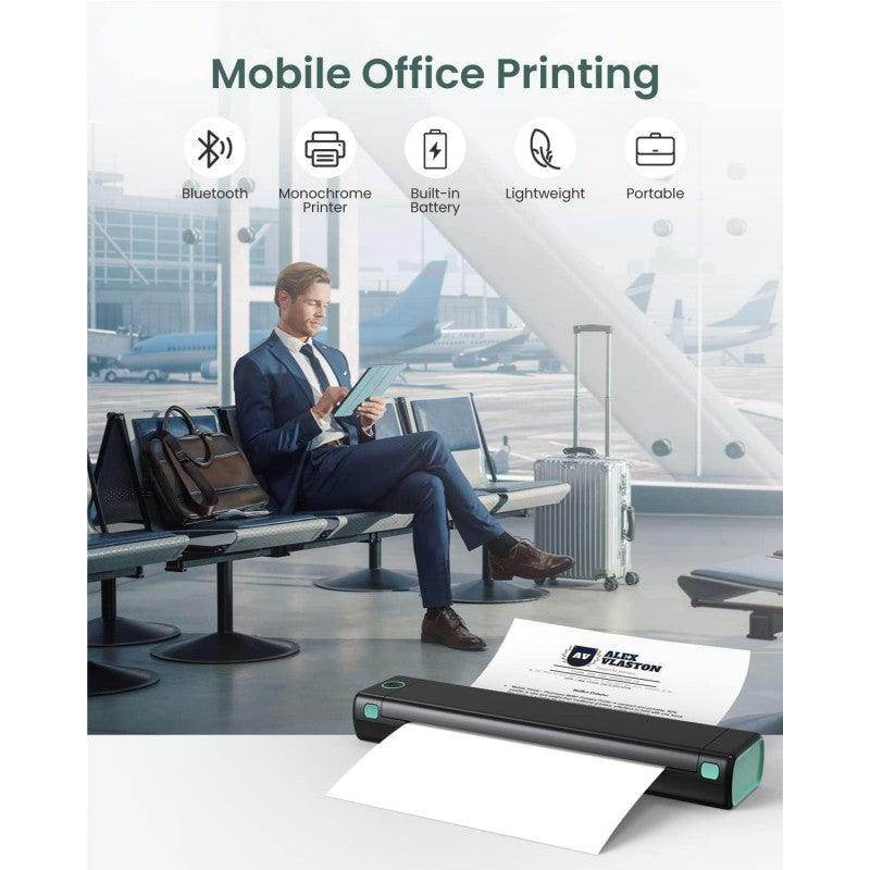 Imprimante thermique portable sans fil Mini A4