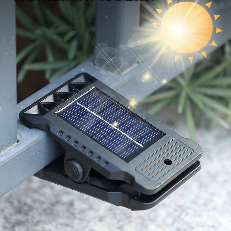 Lampe solaire à clip extérieur avec détecteur de mouvement – Économique et pratique