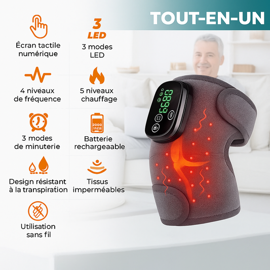Genouillère Massante Multifonction