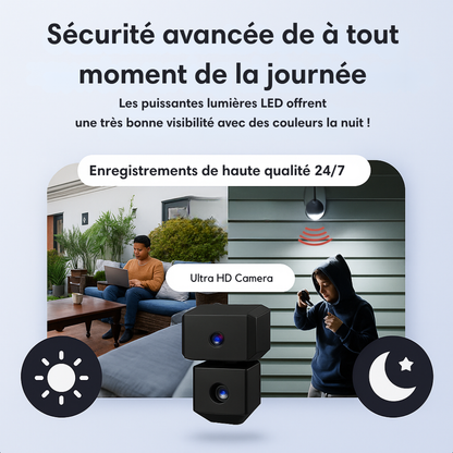 Caméra de surveillance nocturne HD sans fil