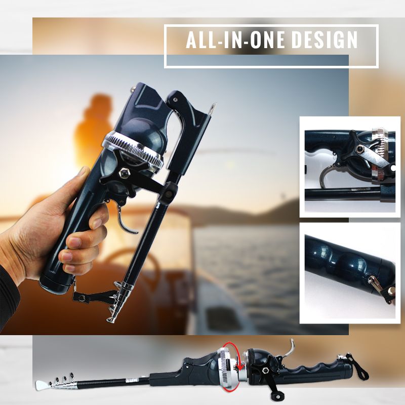 Canne à Pêche Télescopique – Légère, Robuste et Ultra-Pratique