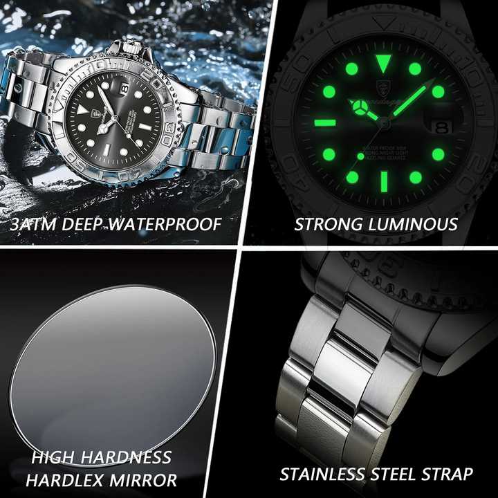Montre Élégante Luxueuse pour Hommes