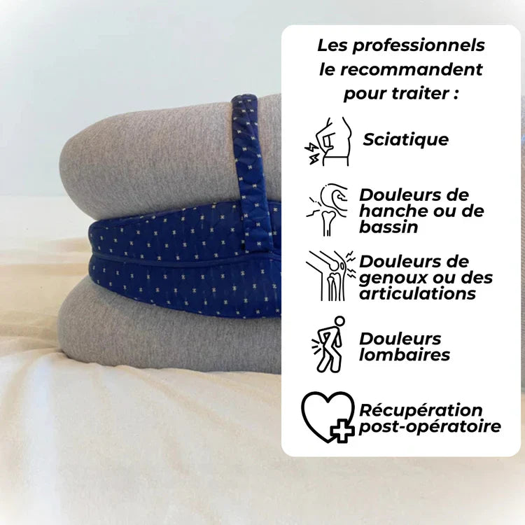 Coussin Orthopédique Genoux Cellsius - Le secret d'un sommeil sans douleur