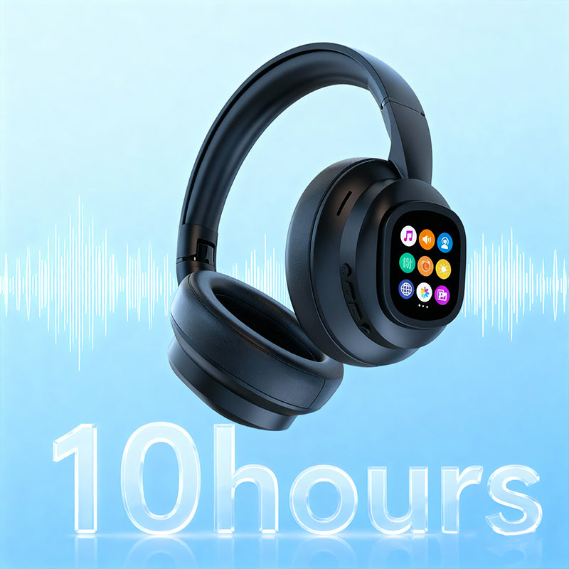 Casque Bluetooth AI avec écran LCD
